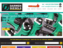 Tablet Screenshot of darwendiesels.com